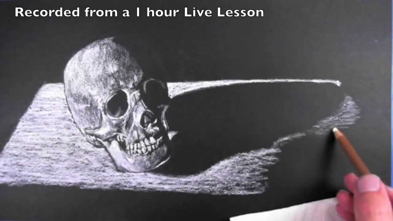 Master Reverse Drawing: White Charcoal on Black Paper Techniques