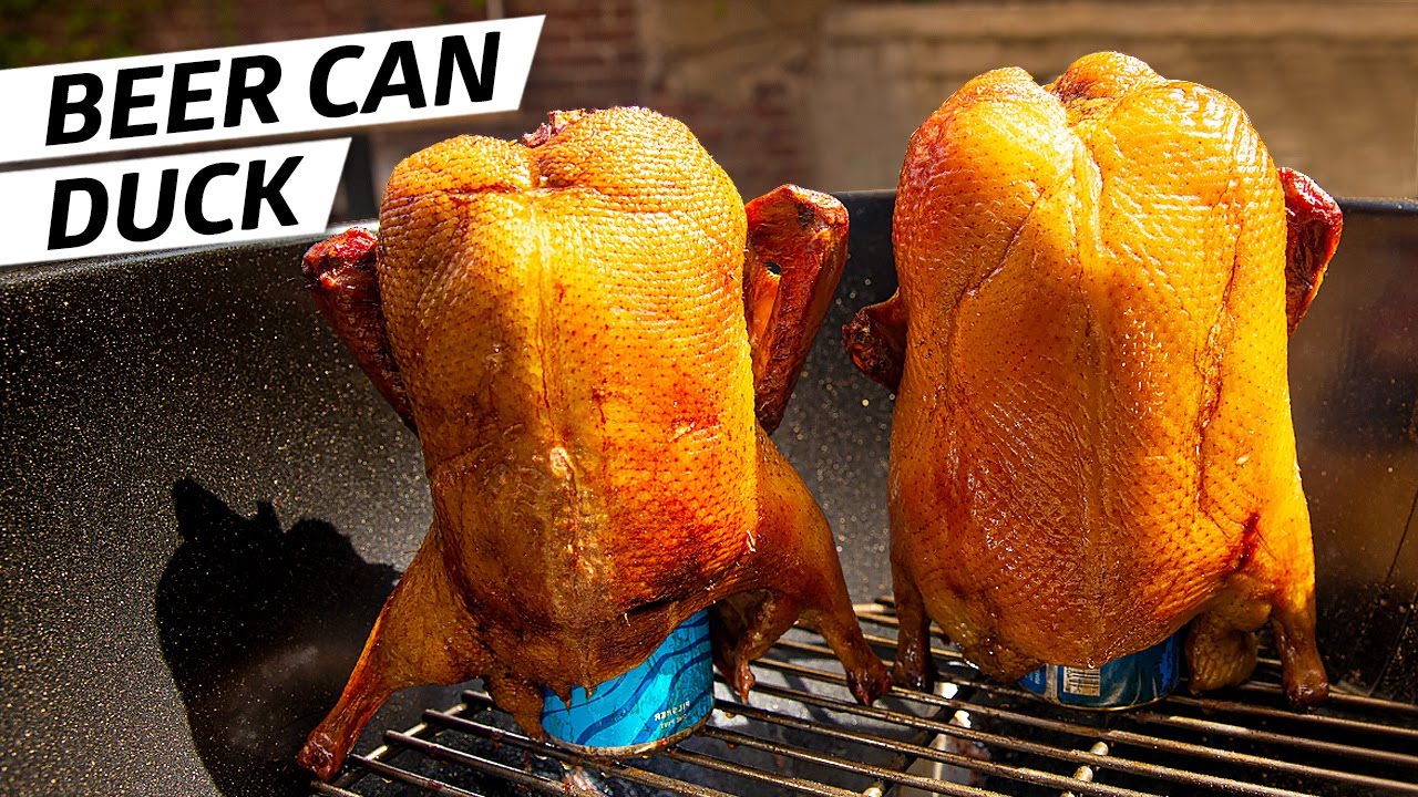 Beer Can Duck: Ultimate Crispy Skin Technique
