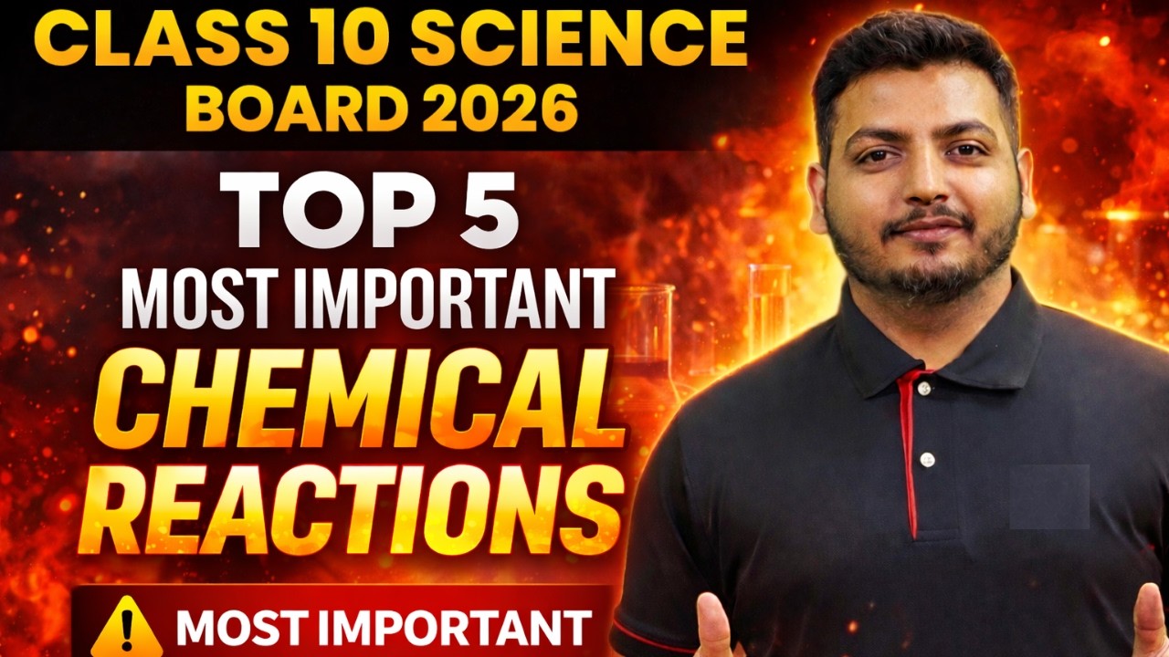Top 5 Chemical Reactions for Class 10 Board Exams: Master Key Concepts