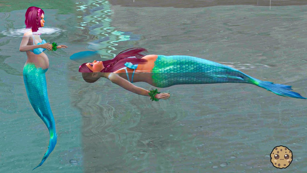 Sims Mermaid Infants: Triplet Care & Underwater Parenting