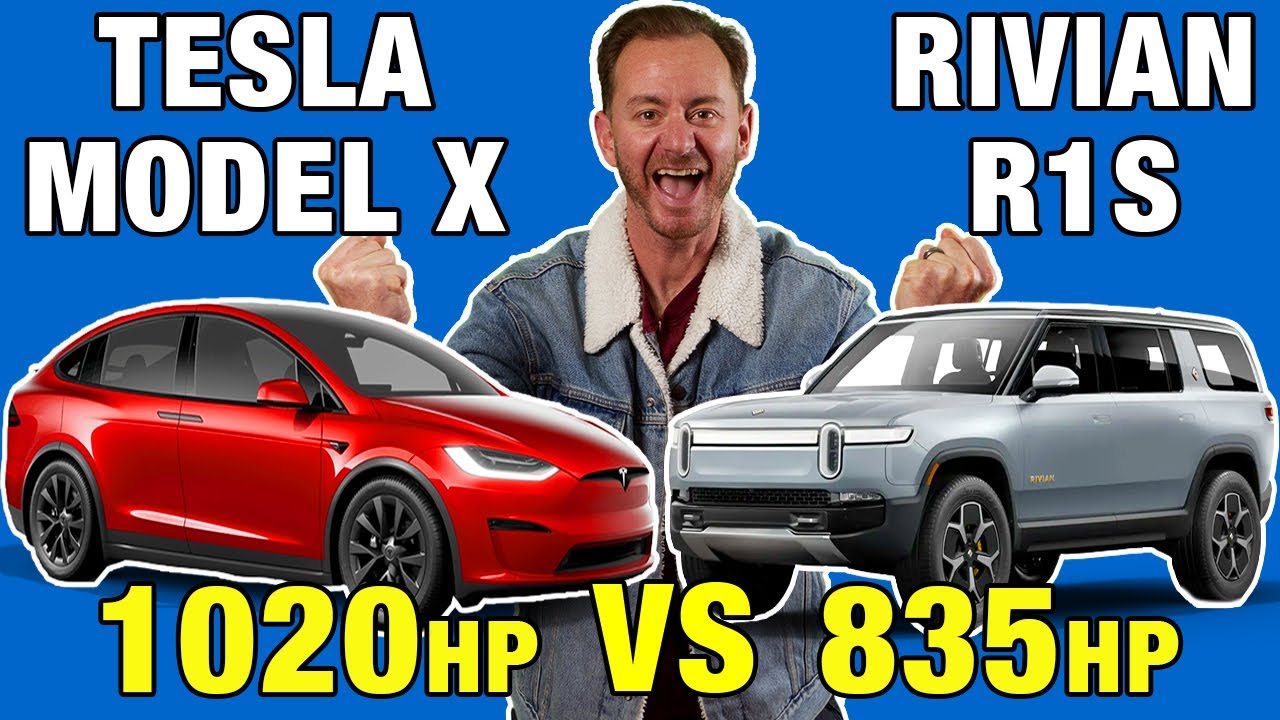 Rivian R1S vs Tesla Model X: Ultimate 3-Row EV Showdown