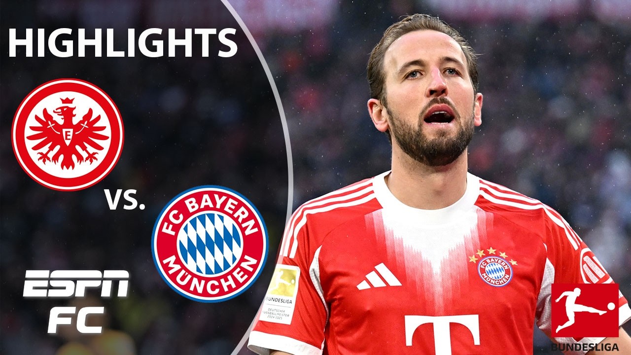 Bayern Edge Frankfurt 3-2 in Bundesliga Thriller: Kane Brace Seals Win