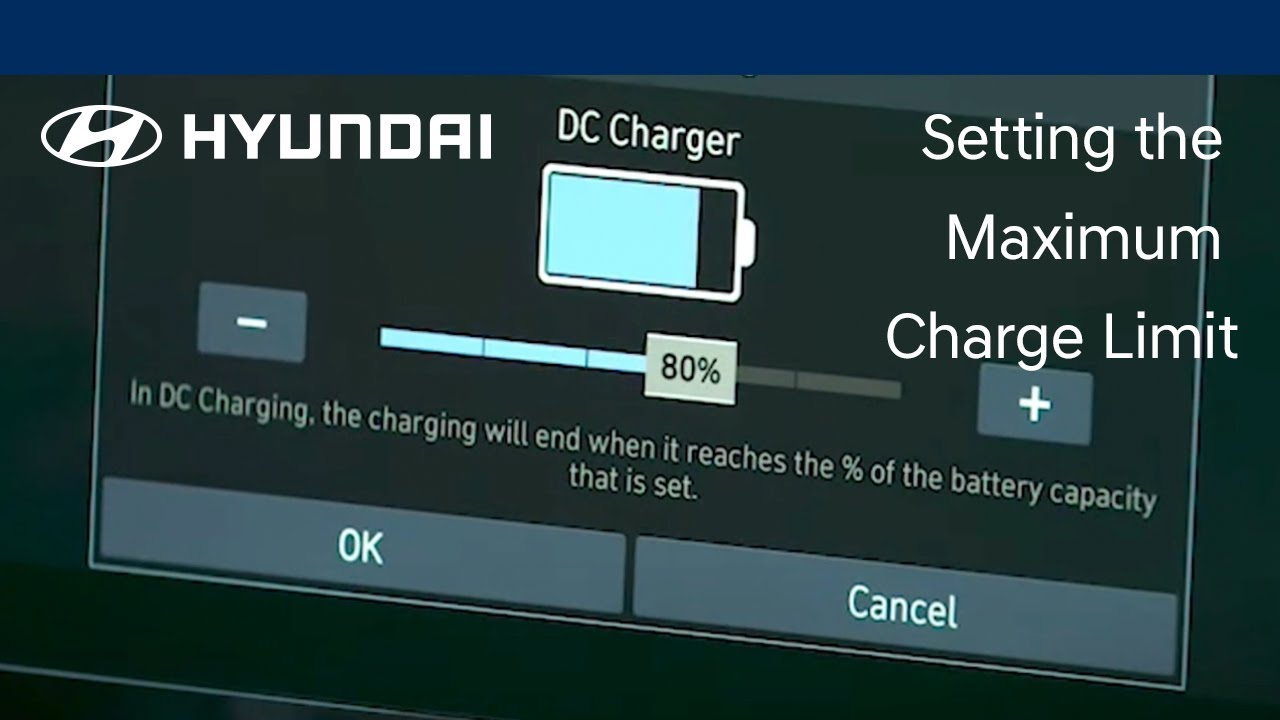 How to Set Your Hyundai EV Charging Limit for Battery Longevity