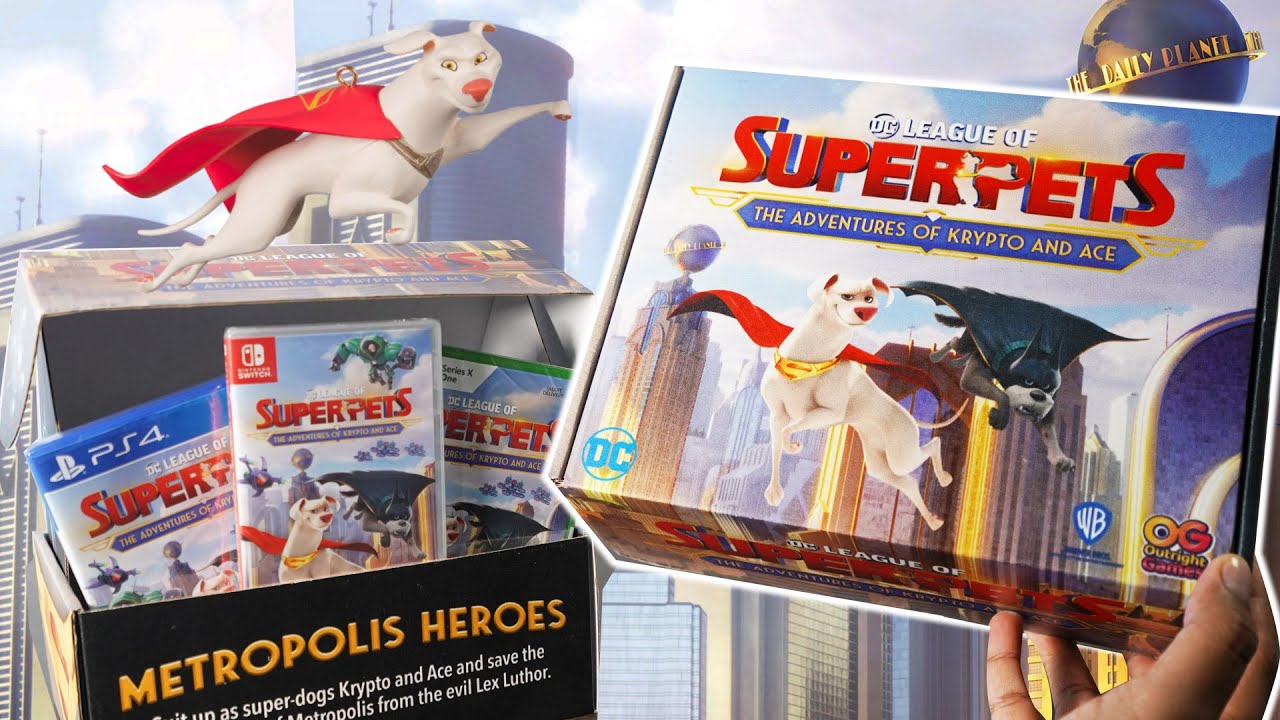 DC League of Super Pets Unboxing & Game Review