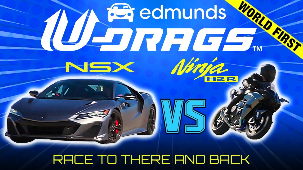 Acura NSX Type S vs Kawasaki H2R: U-Drag Race Results Analysis