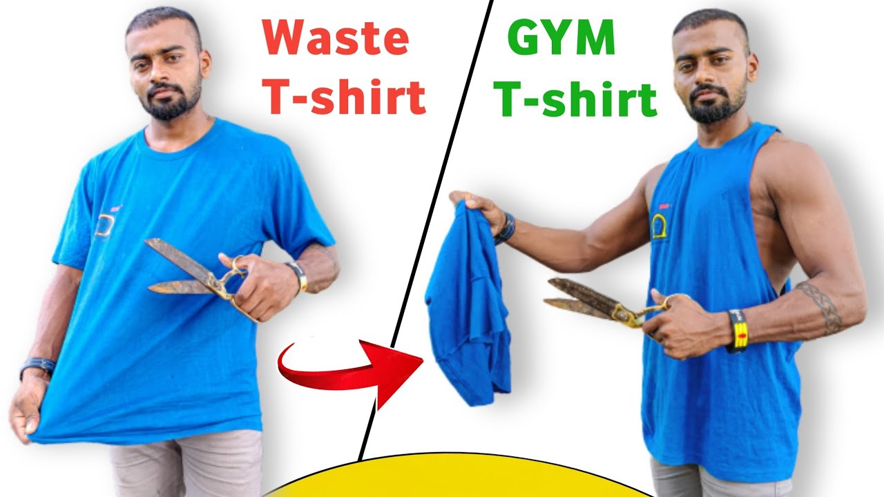 DIY Gym Vest from T-Shirt: Step-by-Step Guide