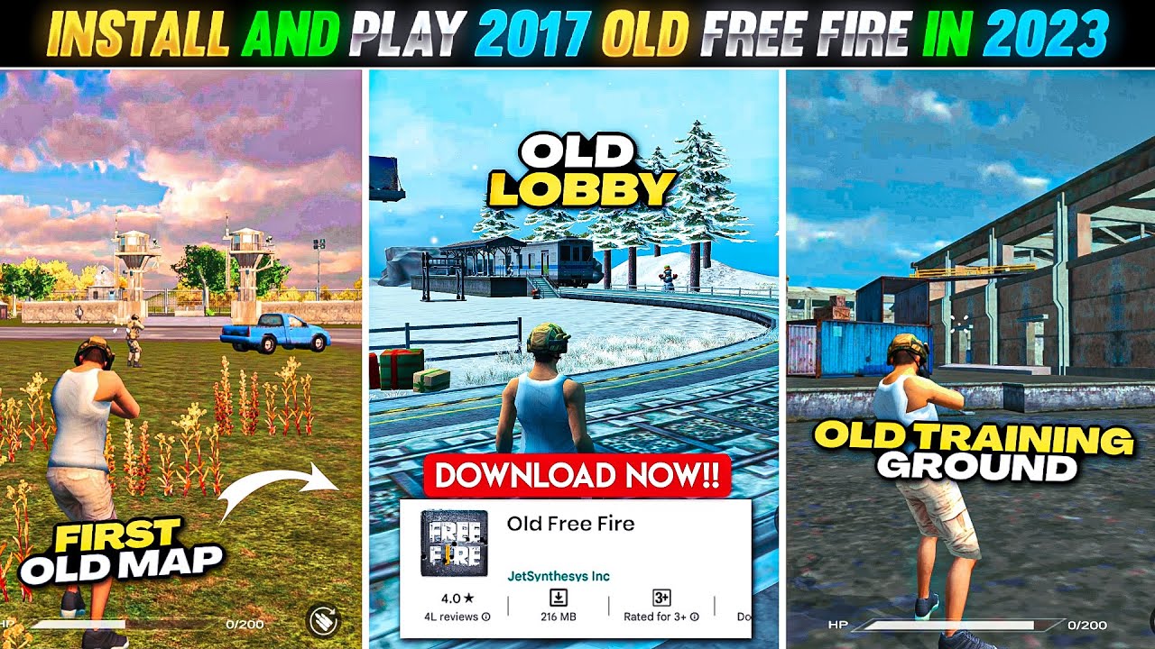 How to Play Free Fire 2017 Version: Relive Classic Maps & Lobby