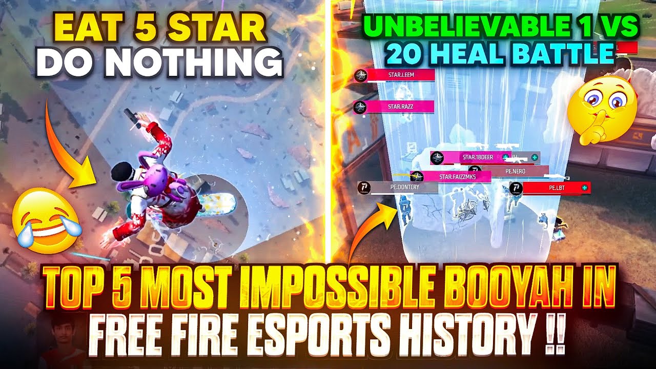 Top 5 Impossible Free Fire Clutches That Shocked Esports