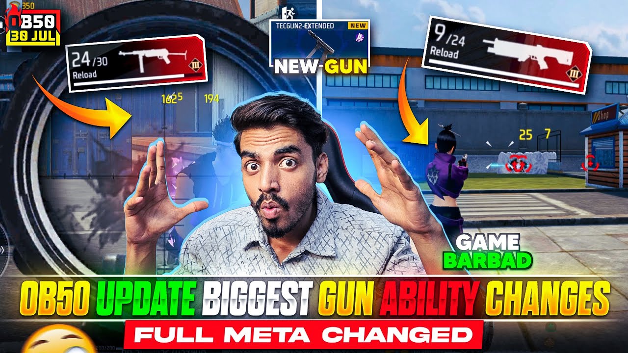 Free Fire OB50 Update: Biggest Gun Meta Changes Explained
