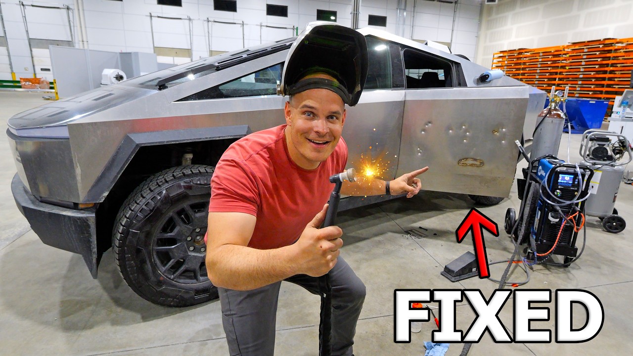 Tesla Cybertruck Bullet Hole Repair & Custom Wrap Guide