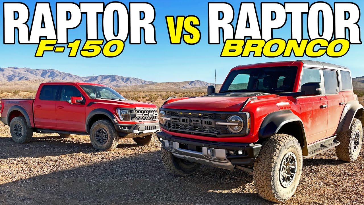 Bronco Raptor vs F-150 Raptor: Off-Road Test Results
