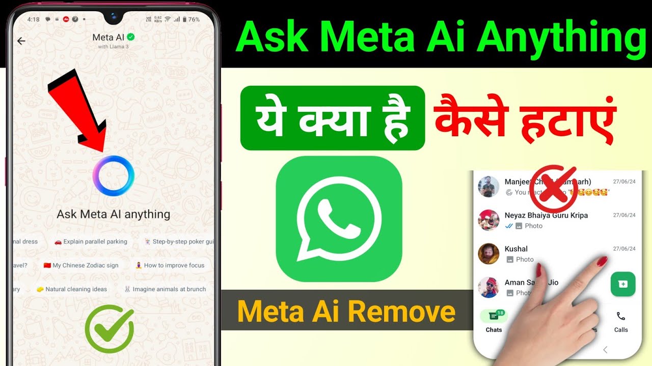 title：Meta AI on WhatsApp: How to Use & Disable It Easily