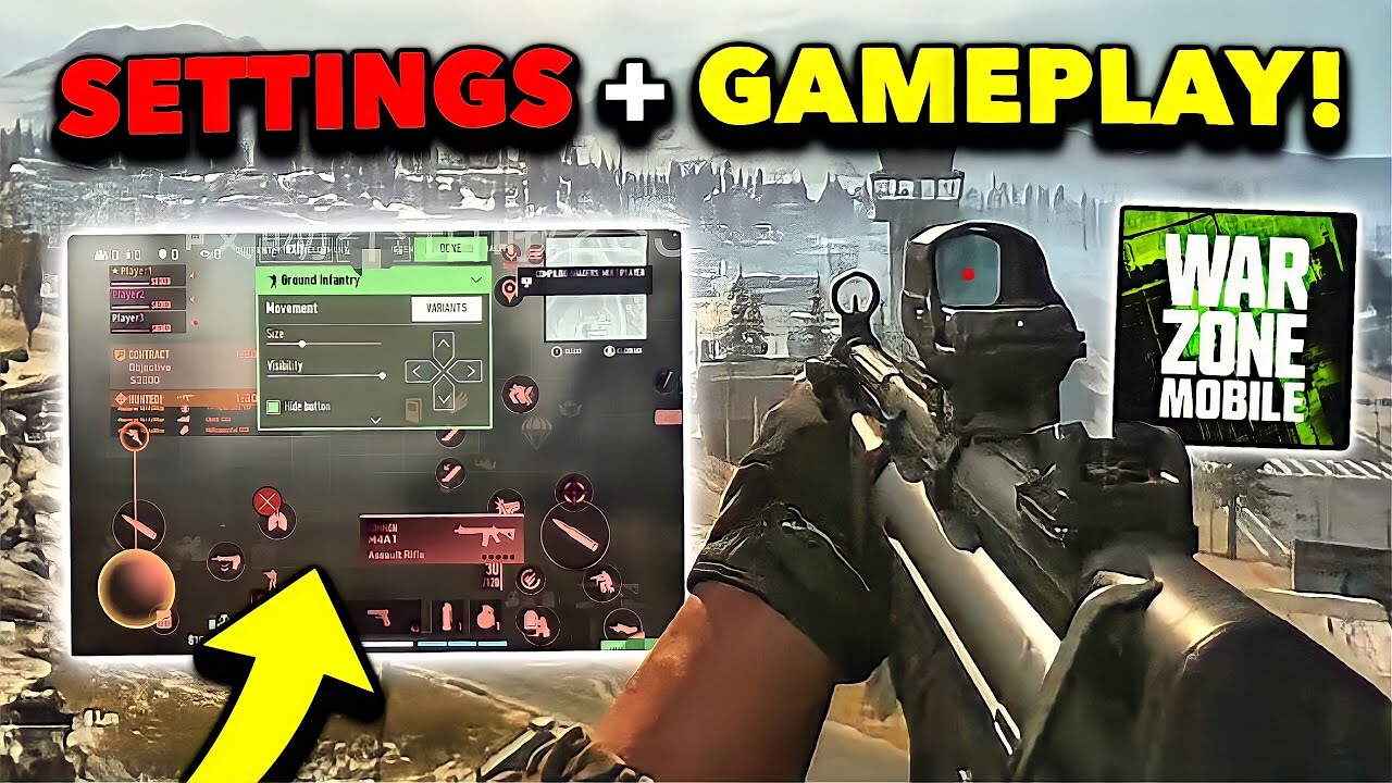 Warzone Mobile Settings & Gameplay Revealed (Leaked Footage)