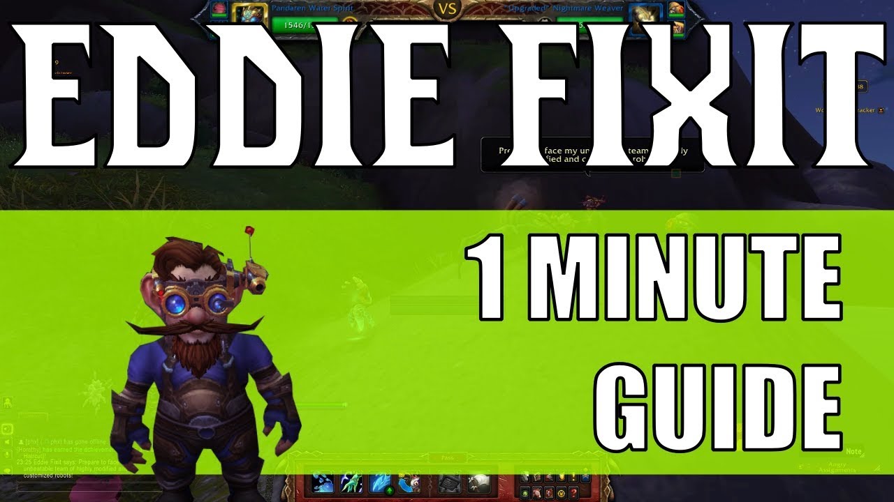 Solo Eddy Fixit Pet Battle Strategy: 1-Pet Win Guide