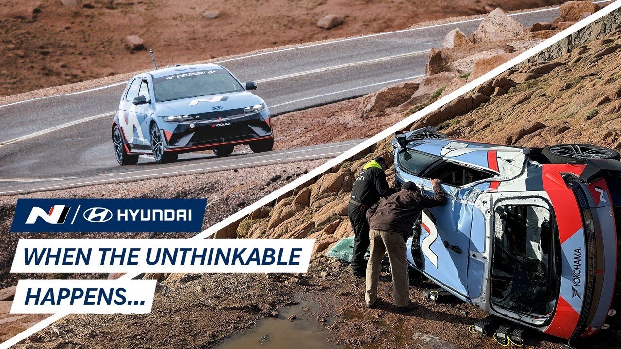 Hyundai's Pikes Peak EV Crash & Record Pursuit: Resilience Tested