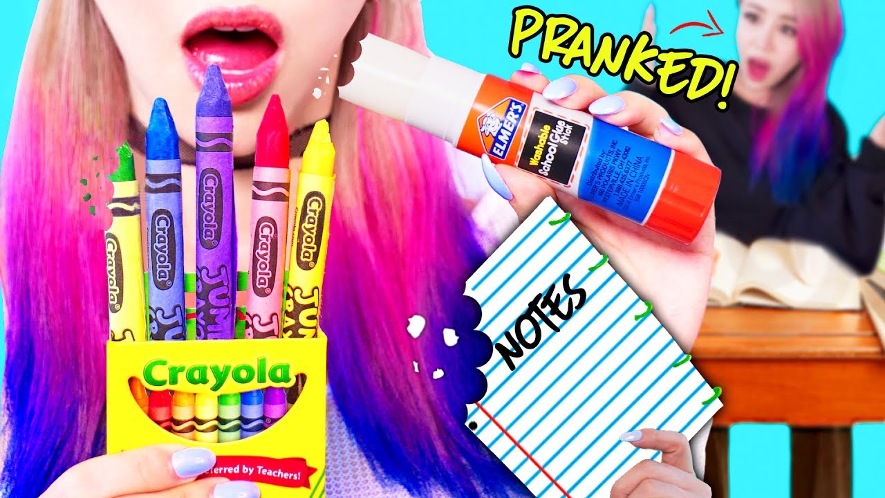 Edible School Supplies: 3 Safe & Hilarious Prank Tutorials