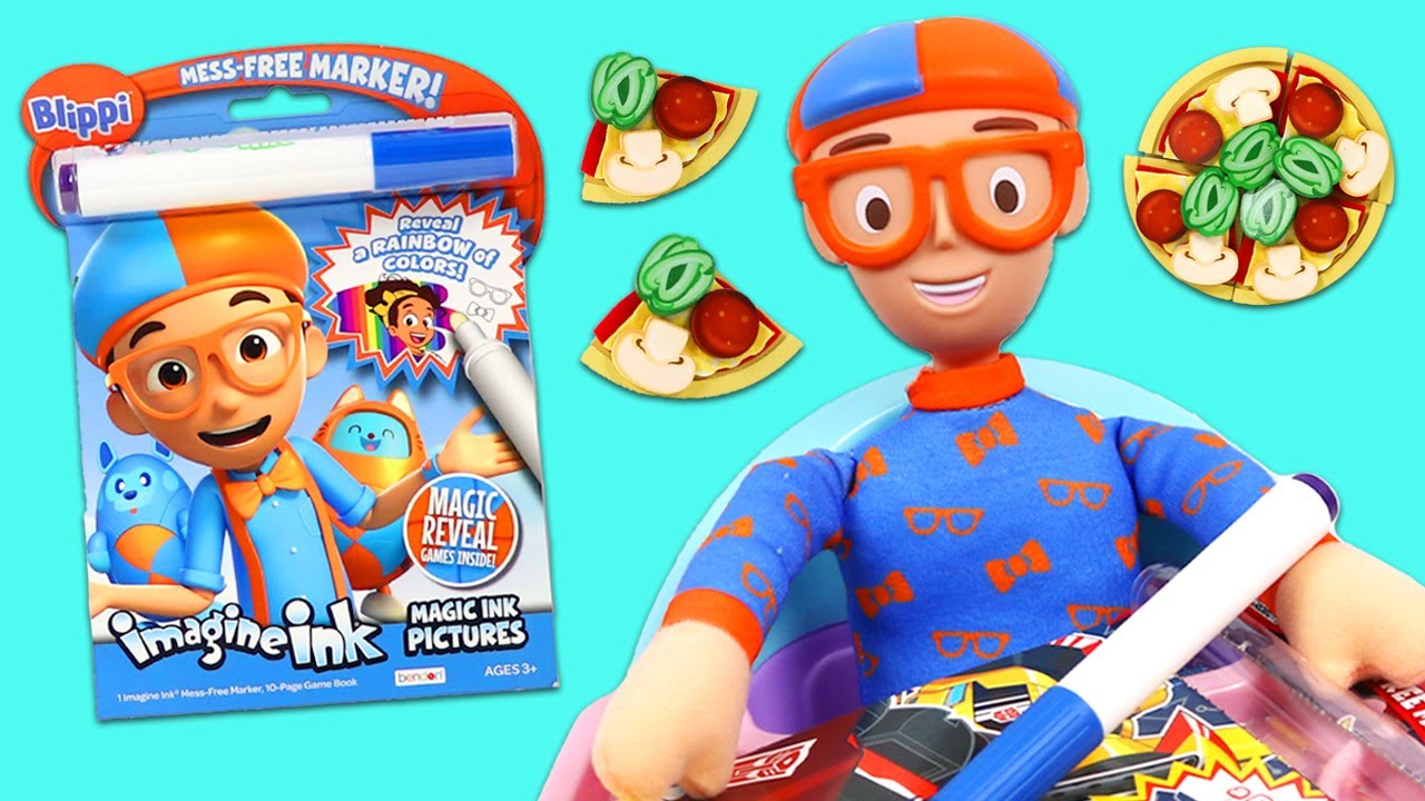 Blippi Imagine Ink Book: Fun Learning Activities for Kids