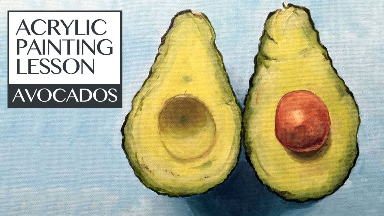 Acrylic Avocado Painting Guide: Step-by-Step Tutorial
