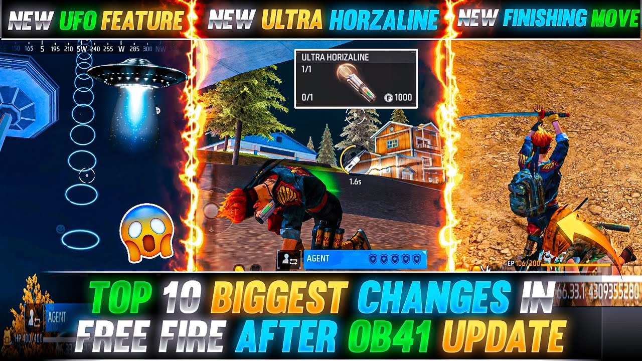 Free Fire OB41 Update: 10 Hidden Features Revealed (UFO, New Mechanics)