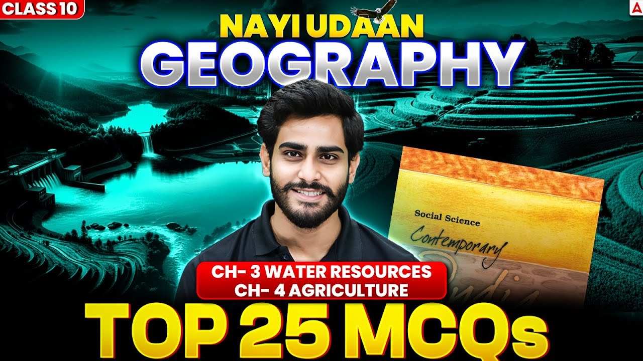 Master Water Resources & Agriculture Geography with Critical MCQs