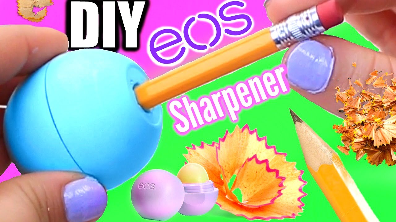 DIY EOS Pencil Sharpener: Creative School Supply Hack