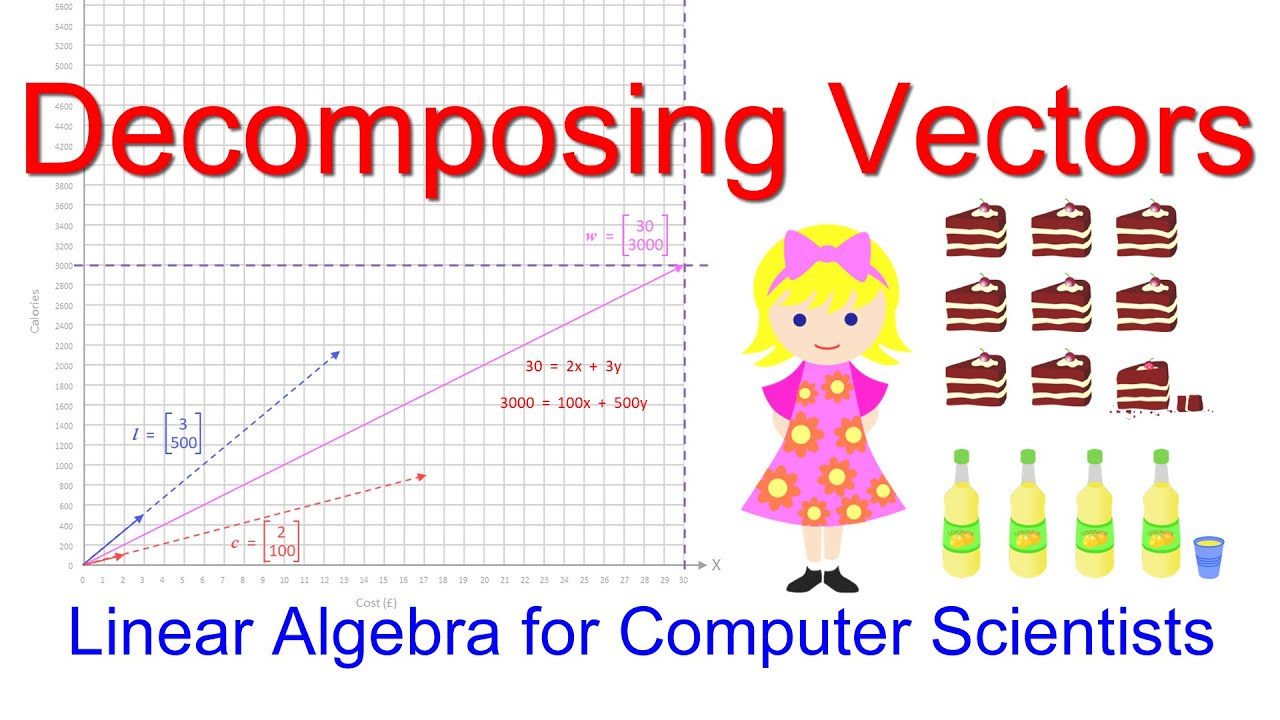 Vector Decomposition via Algebraic Elimination: Solve Linear Combinations