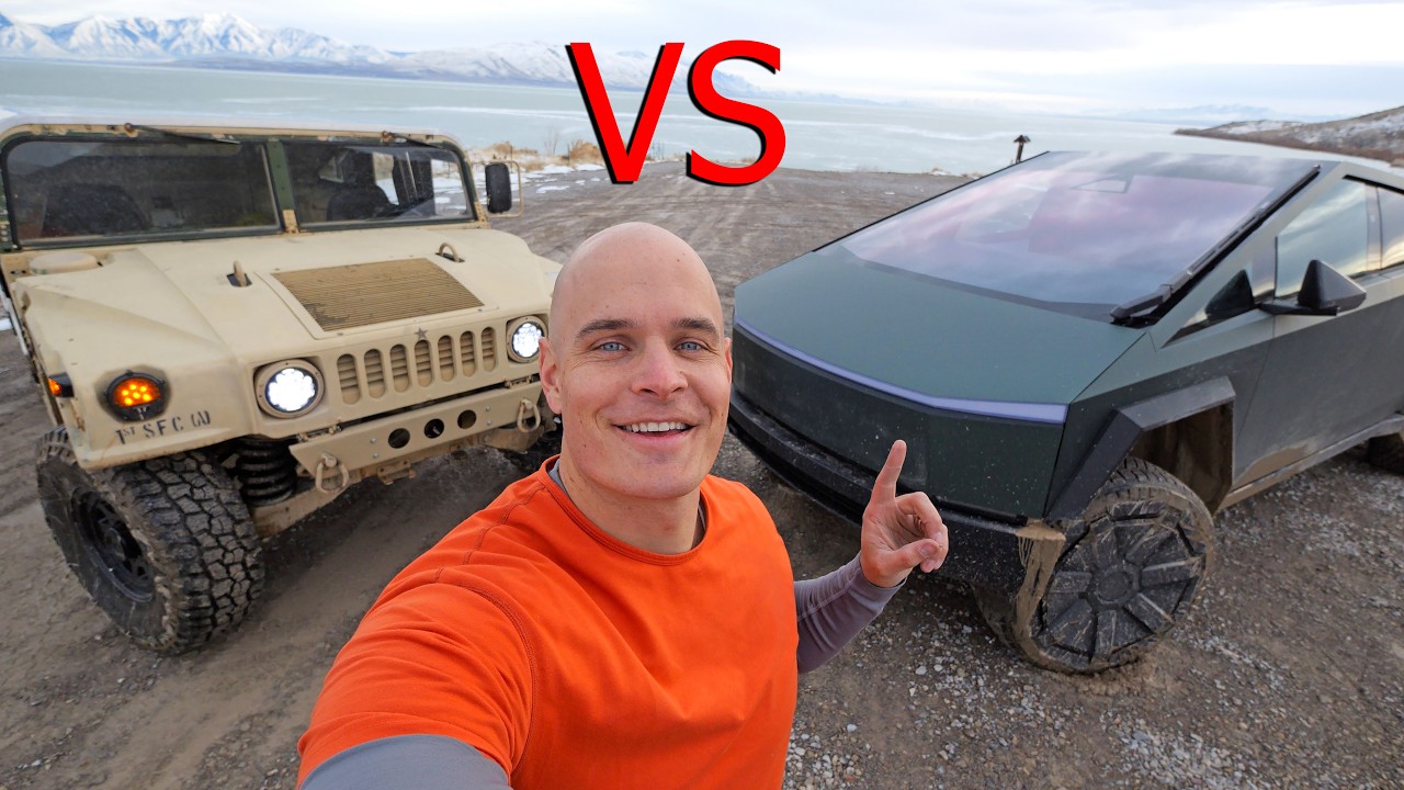 DIY EV Humvee vs Tesla Cybertruck: Ultimate Off-Road Showdown