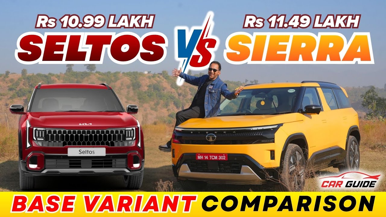 Kia Seltos vs Tata Harrier: Best Base Variant SUV Under 12 Lakh?