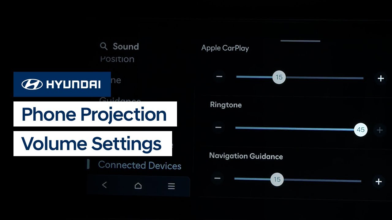 Fix CarPlay & Android Auto Volume Issues in Your Hyundai