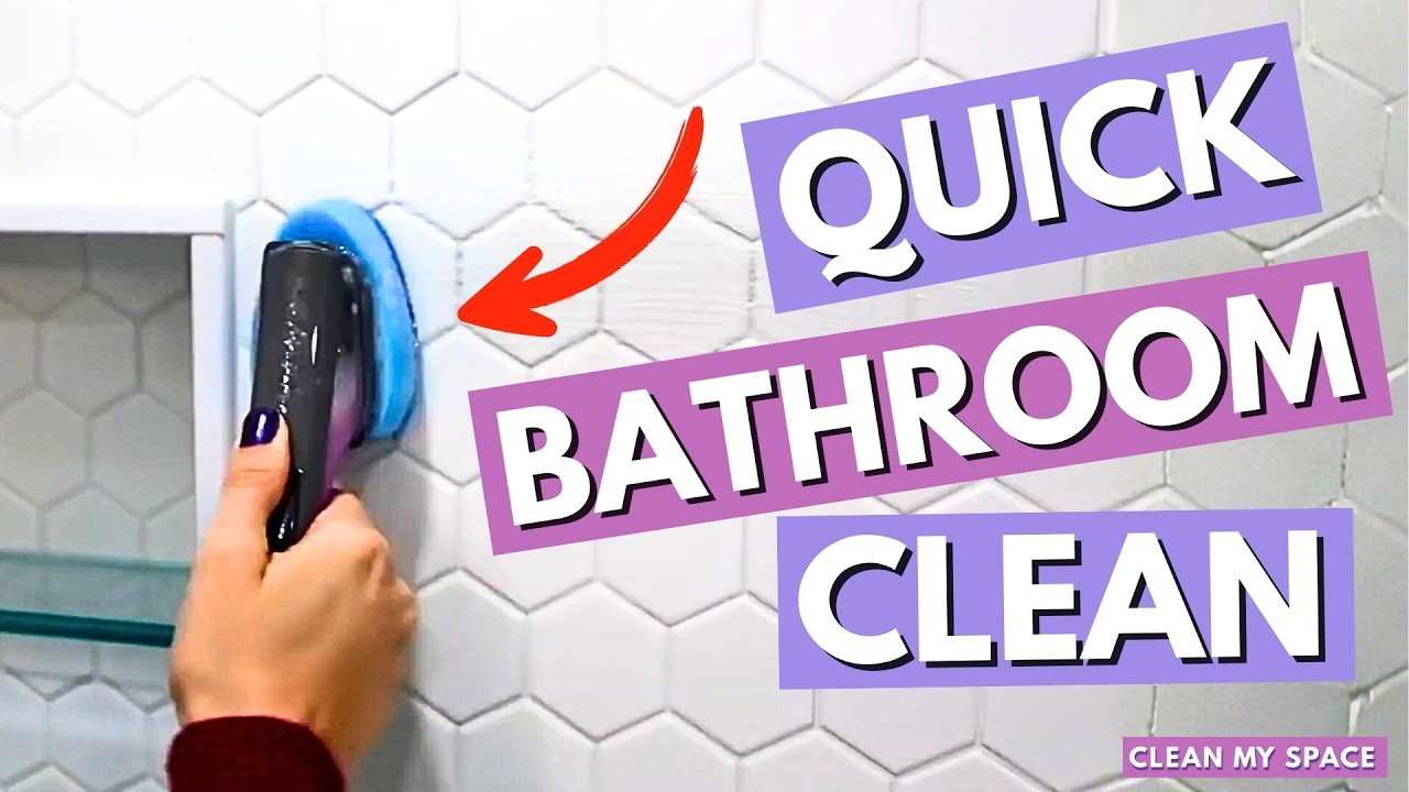10 Expert Tips to Halve Bathroom Cleaning Time