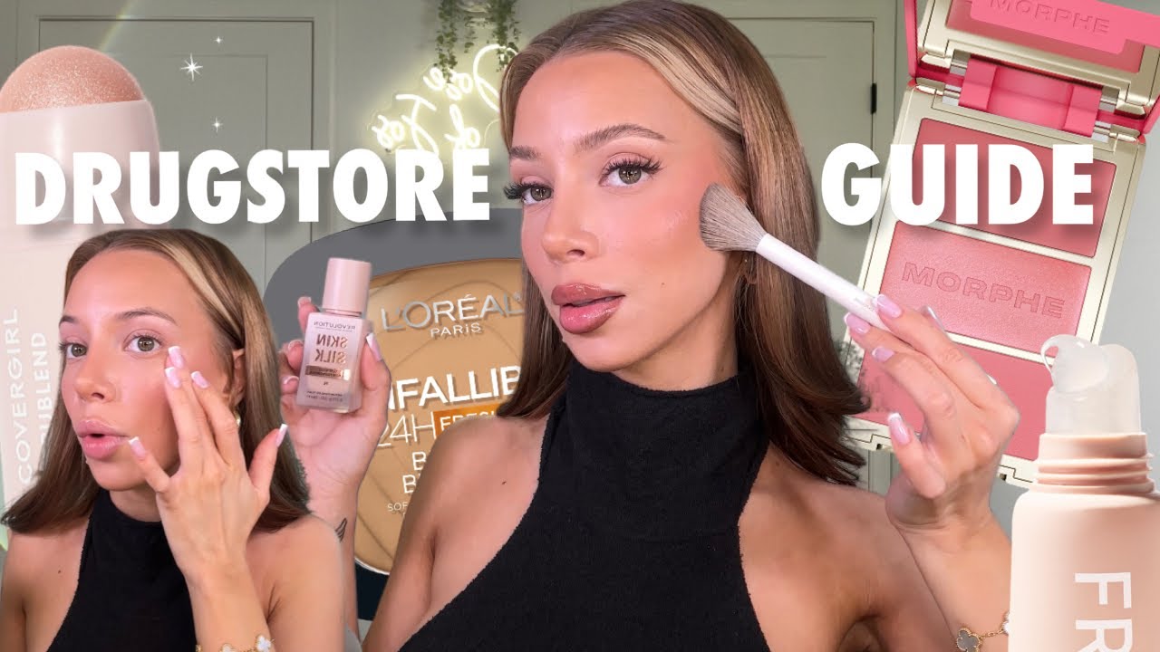 Drugstore Full Glam Makeup Guide: Affordable Luxury Look