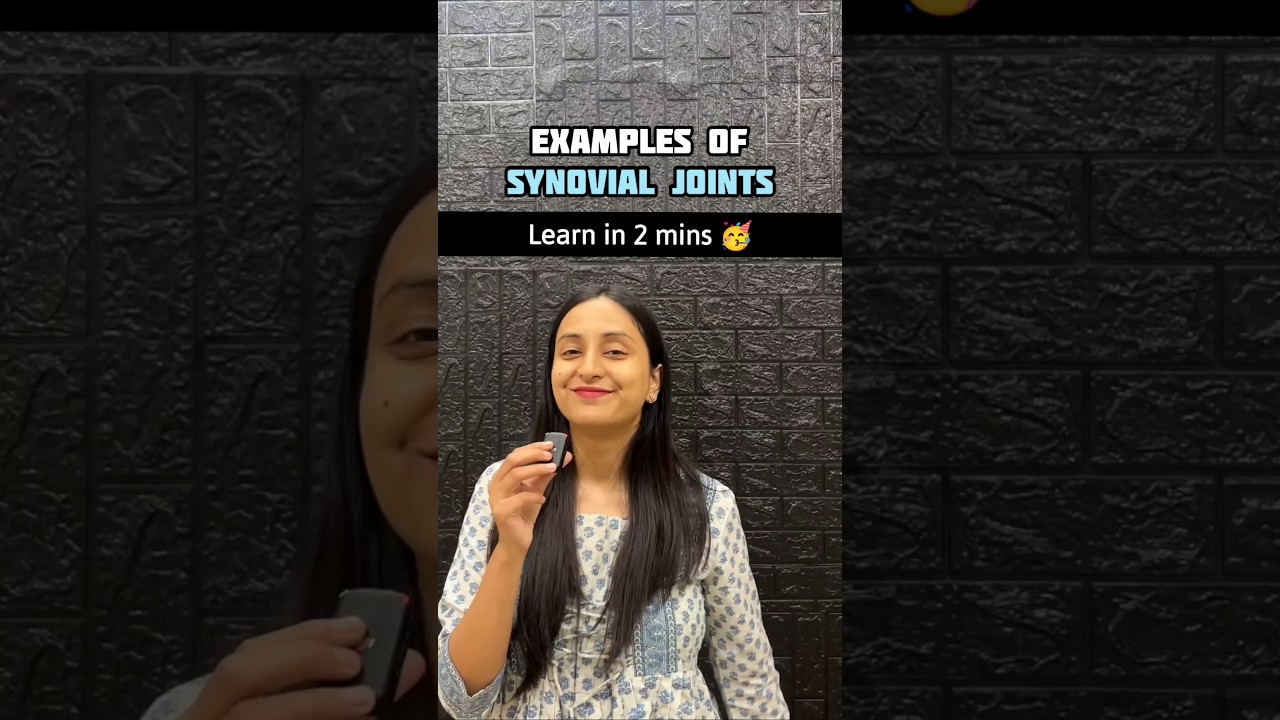 Synovial Joints Memorization Trick with Examples & Locations