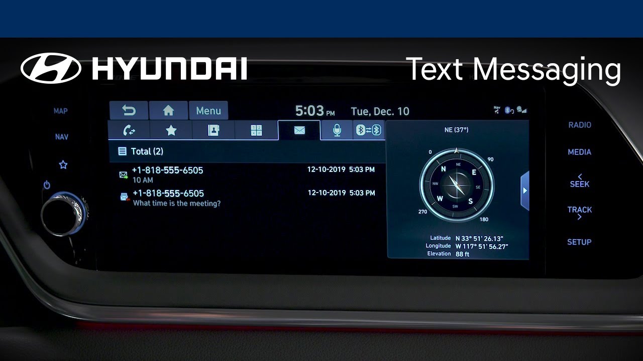 title：How to Set Up & Use SMS Messaging in Your Hyundai