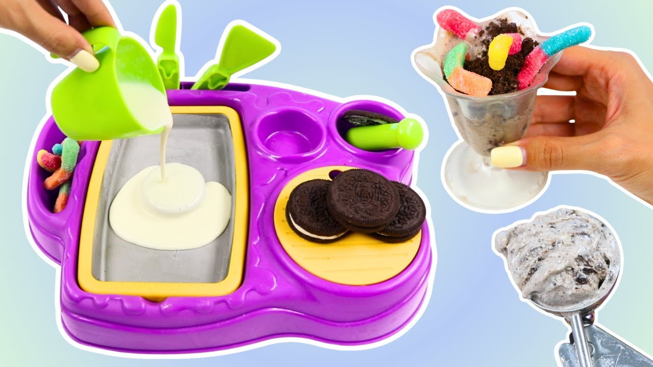 Easy Halloween Oreo Ice Cream in Minutes Without Machine