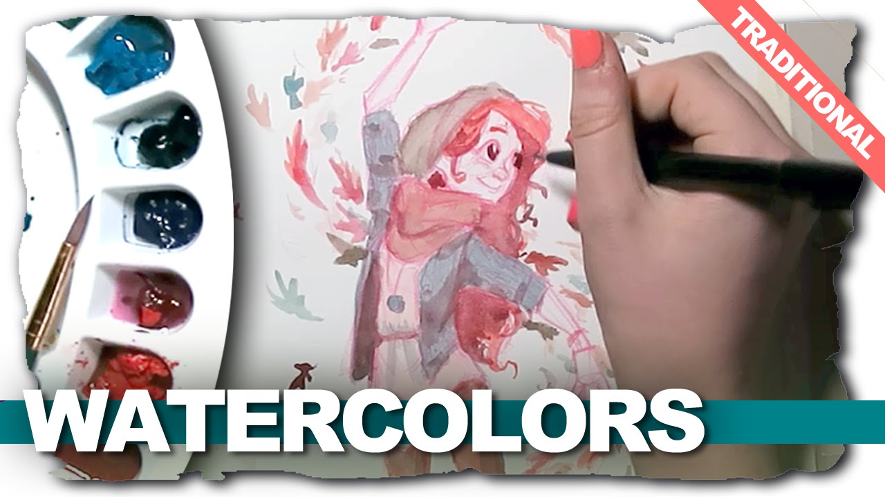 Beginner Watercolor Fall Illustration: Step-by-Step Guide