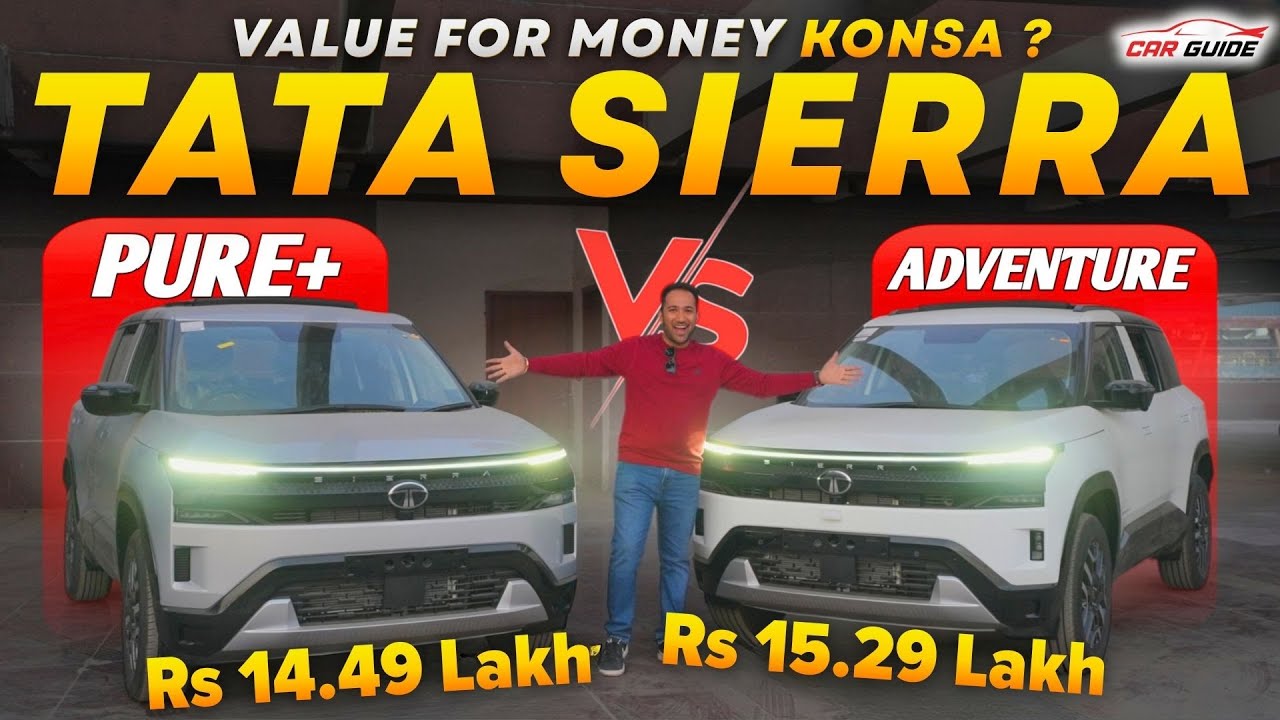 Tata Cierra Pure Plus vs Adventure: Which Offers Better Value?
