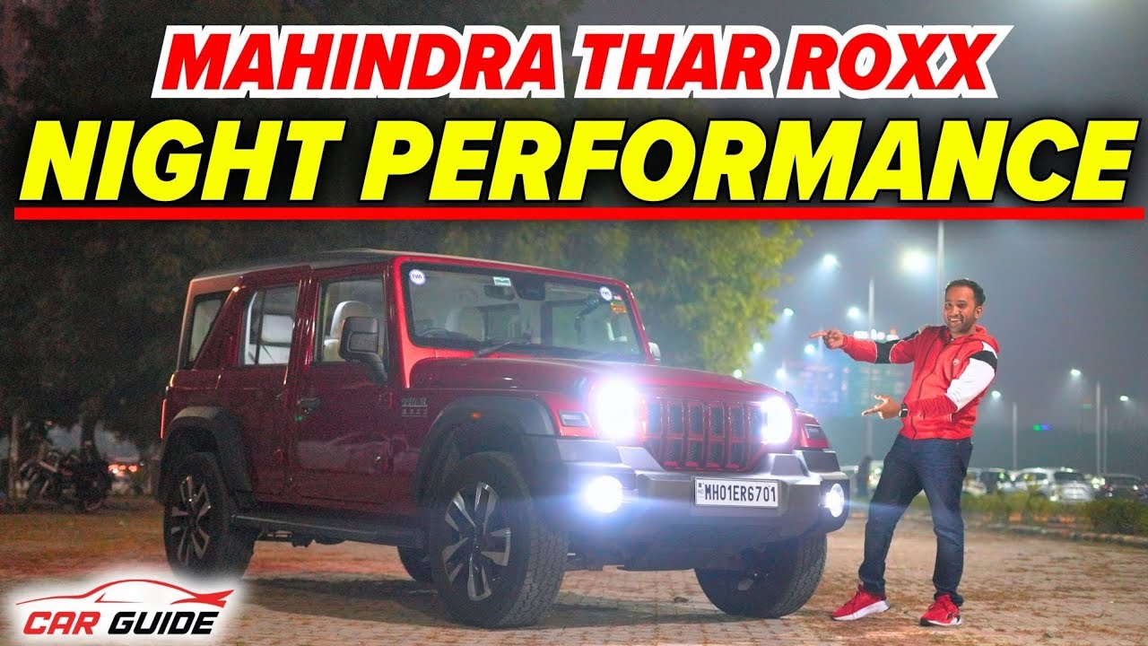 Mahindra Thar Roxor Night Drive: Lighting Performance Review