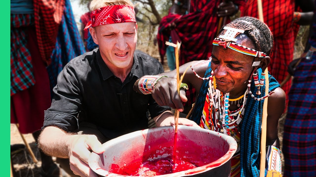 Maasai Diet Secrets: Raw Goat, Blood & Tribal Food Rituals