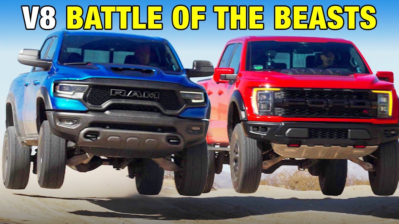 Ram TRX vs Ford Raptor R: Off-Road Performance Compared