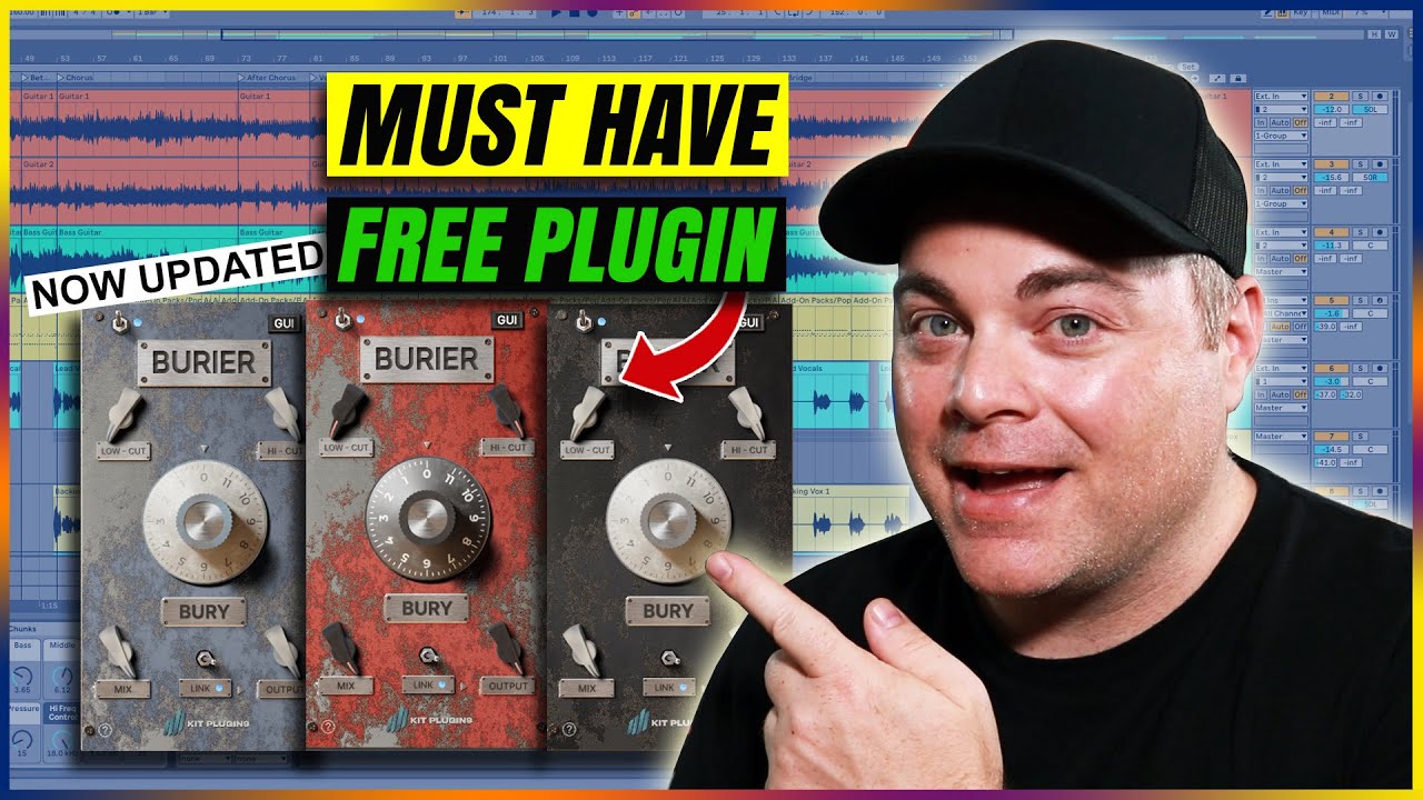 Burier v2: Free Saturation Plugin Tested on Drums, Bass & Vocals