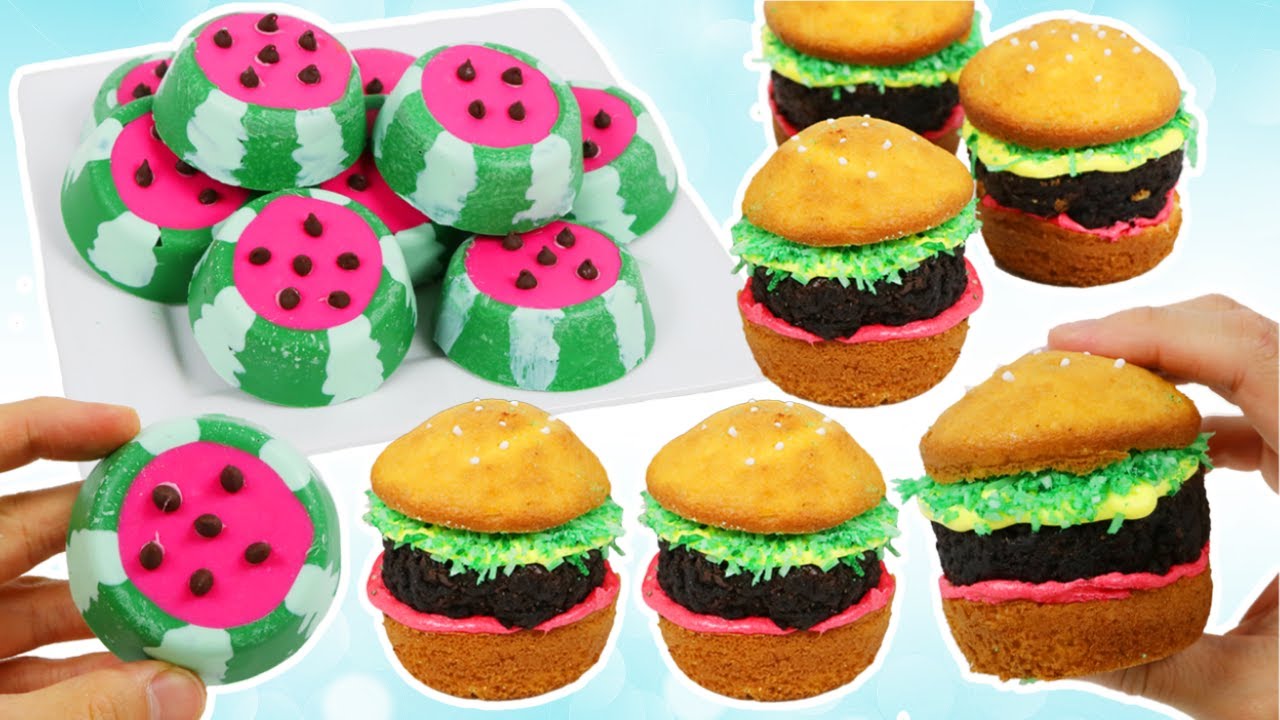 2 Viral Dessert Recipes: Cheeburger Cupcakes & Watermelon Oreos
