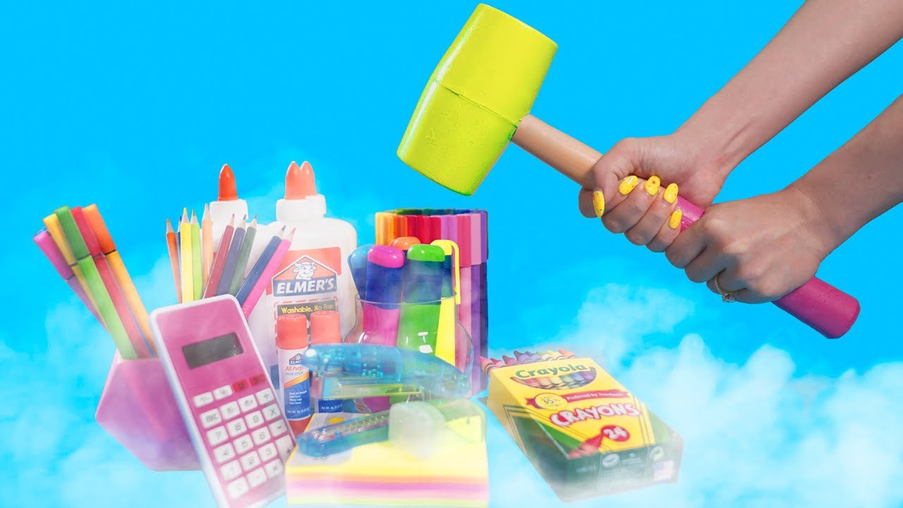 Liquid Nitrogen vs School Supplies: Science of Smashing Frozen Objects