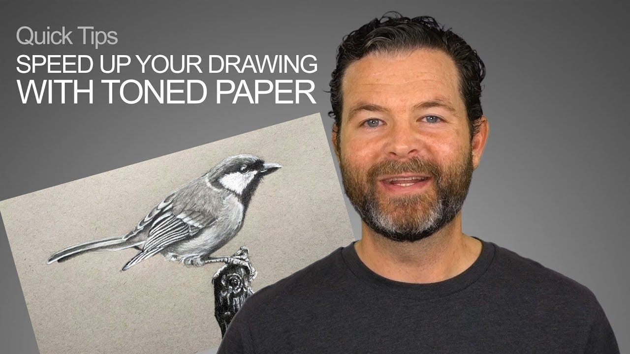 Fast Toned Paper Drawing: Full Value Range in Less Time