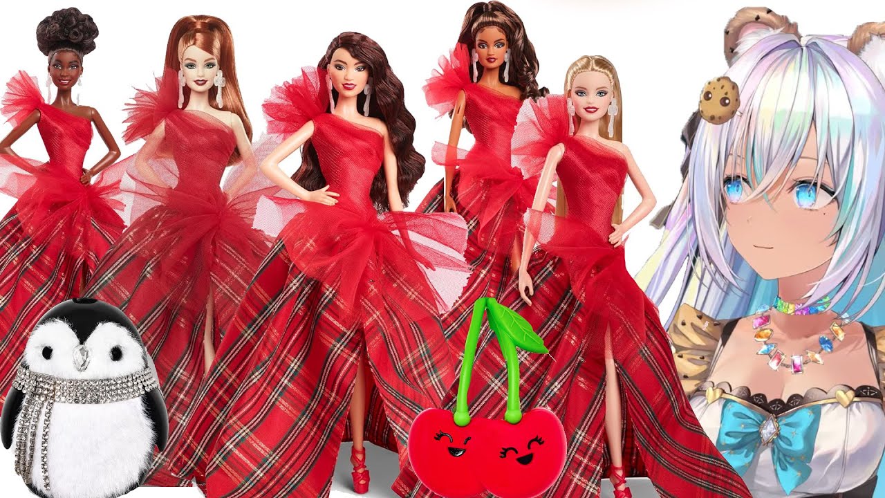 2024 Holiday Barbie Review: Festive Red Gowns & Unique Styles