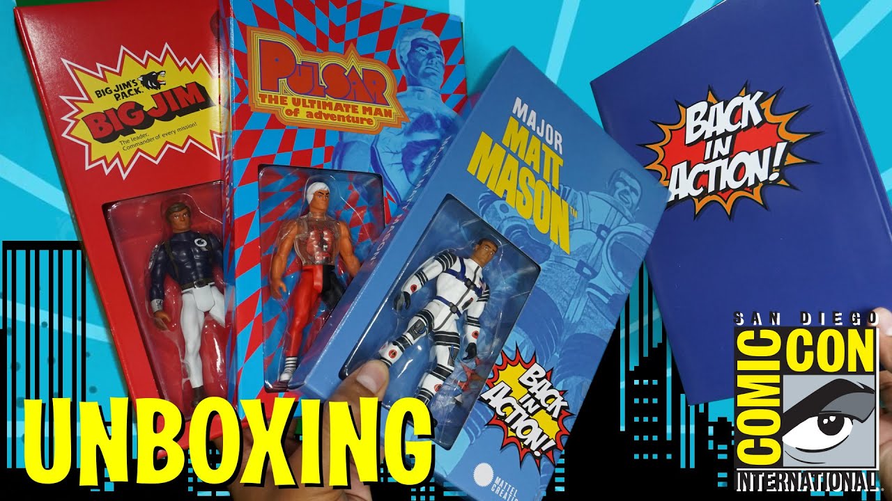 Mattel's SDCC Exclusive Action Figures: Unboxed & Reviewed