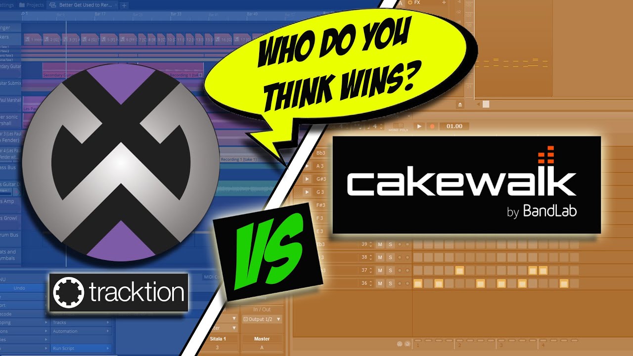 Cakewalk vs Waveform Free: Best DAW Comparison 2024