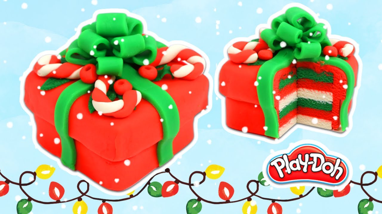 Make a Play-Doh Christmas Gift Box Cake: Step-by-Step Guide