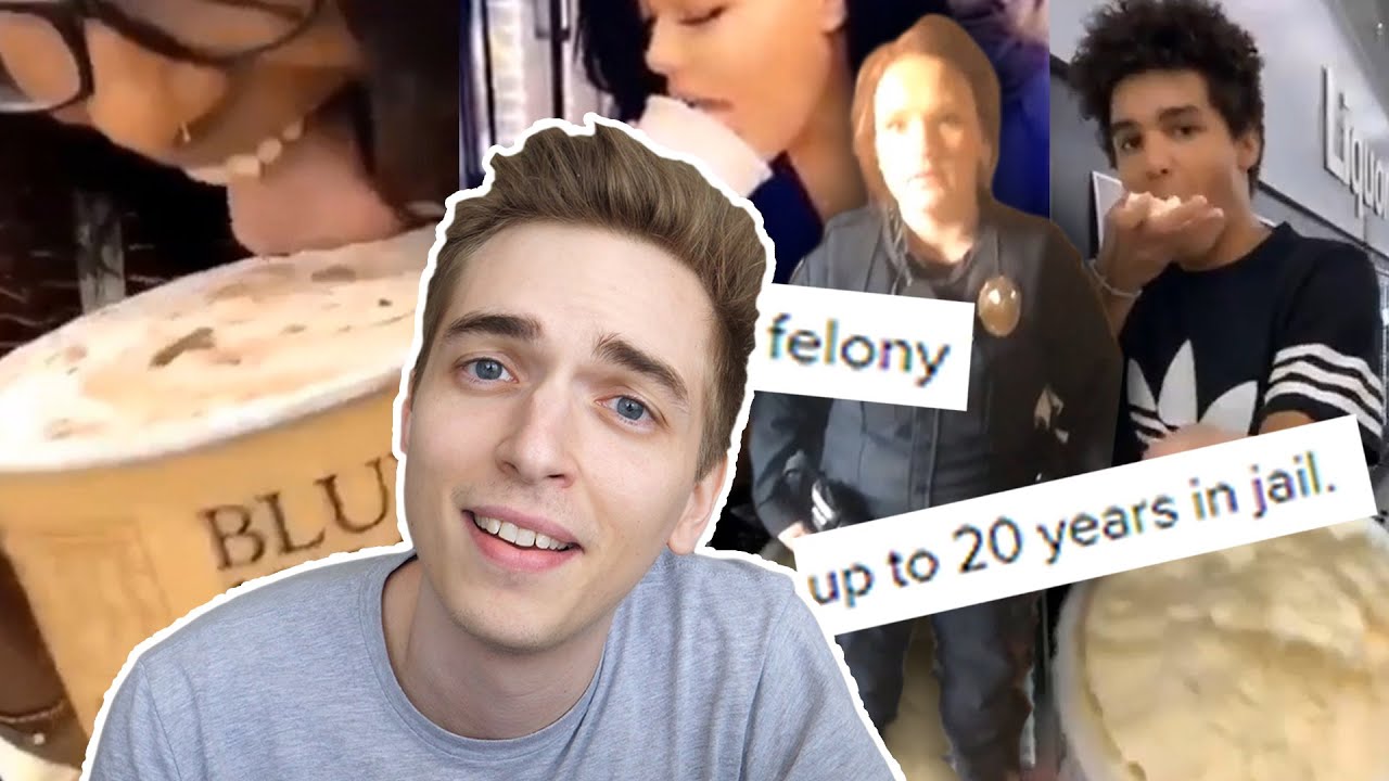 Viral Ice Cream Licking Trend: Legal Risks & Clout Consequences