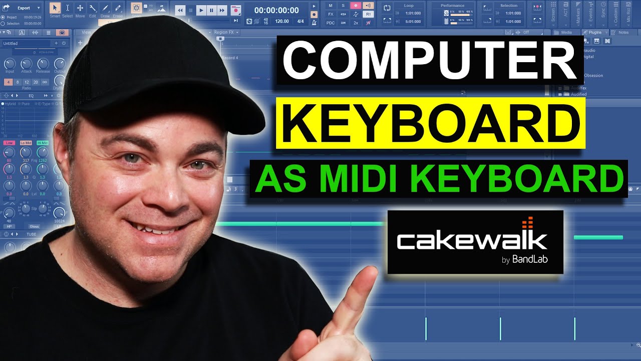 Use Computer Keyboard as MIDI Controller in Cakewalk Guide