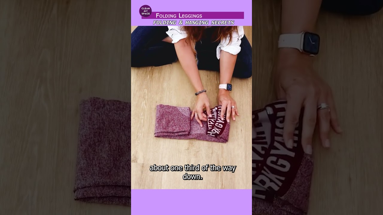 How to Fold Leggings Neatly in 4 Simple Steps